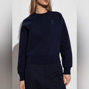 Navy Blue AMI Sweatshirt